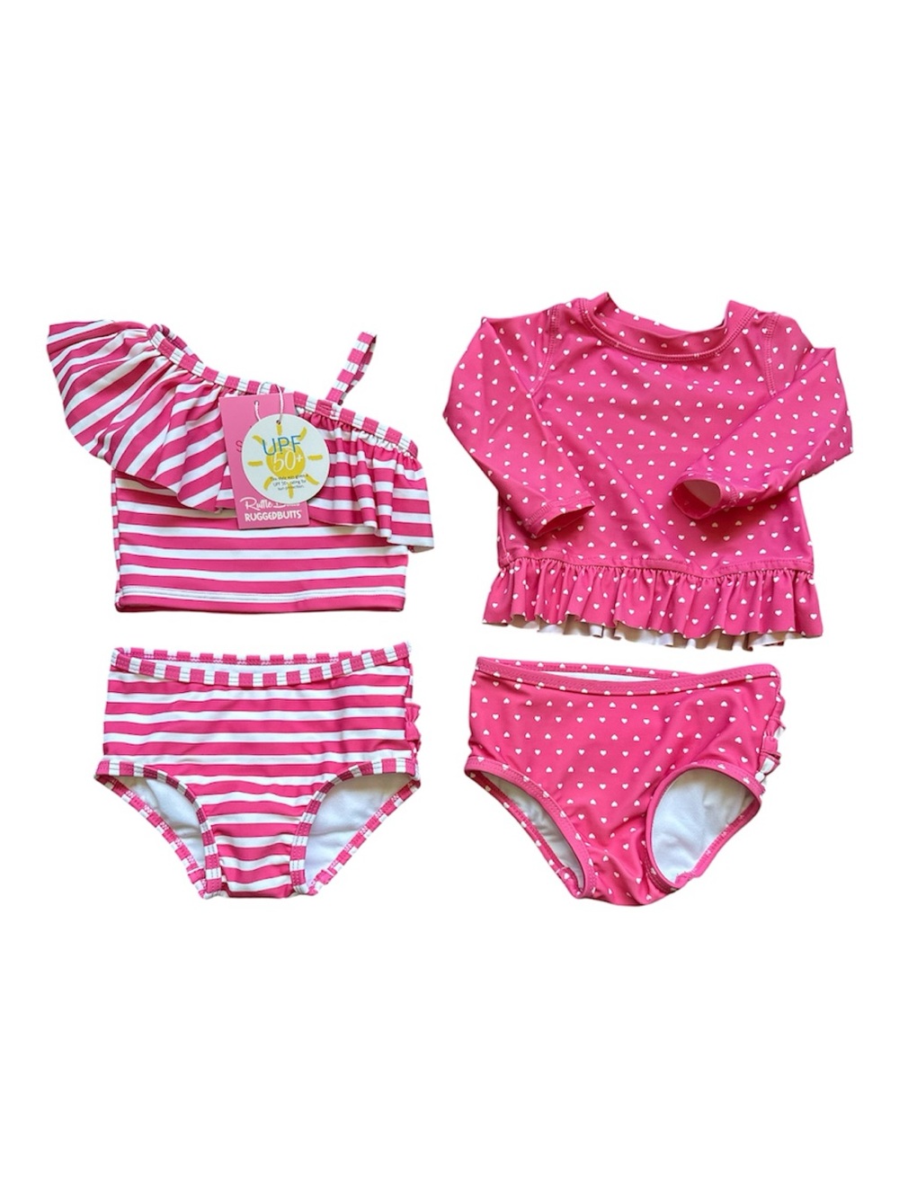 2 Ruffle Butts swimsuits